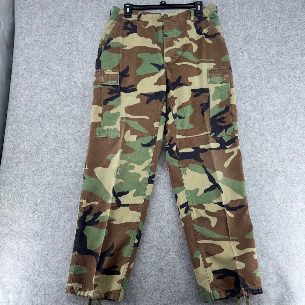 Propper International Woodland Camo BDU Cargo Pants Mens Medium Regular Ripstop